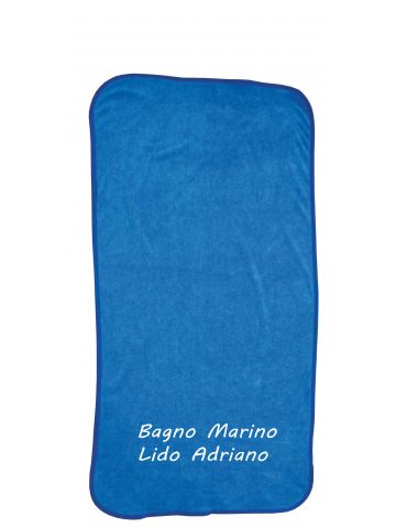 Telo Mare 90x160 microfibra pelo riccio 350 gsm